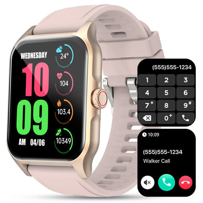 A1 Pro Smart watch Gold - WalkerFit Smart Watch