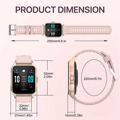 A1 Pro Smart watch Gold - WalkerFit Smart Watch