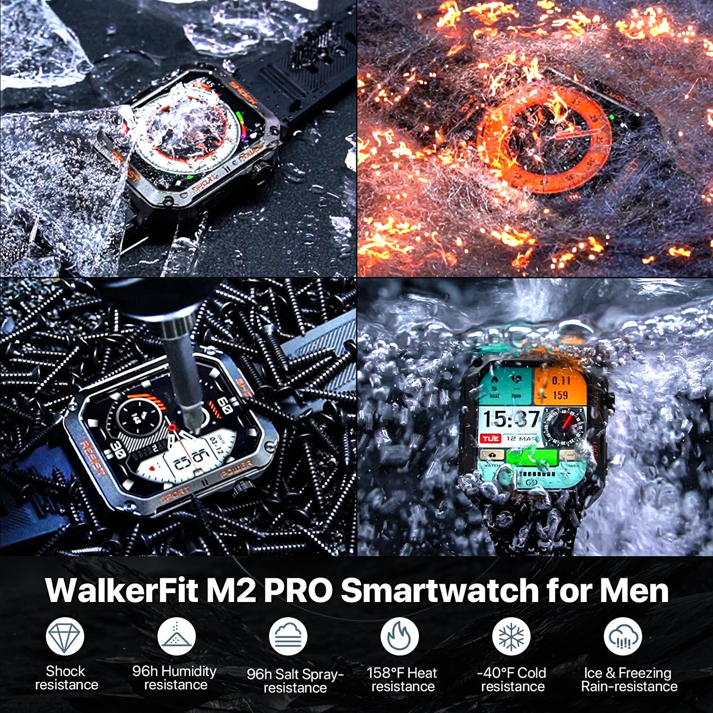 M2 Pro - WalkerFit Smart Watch