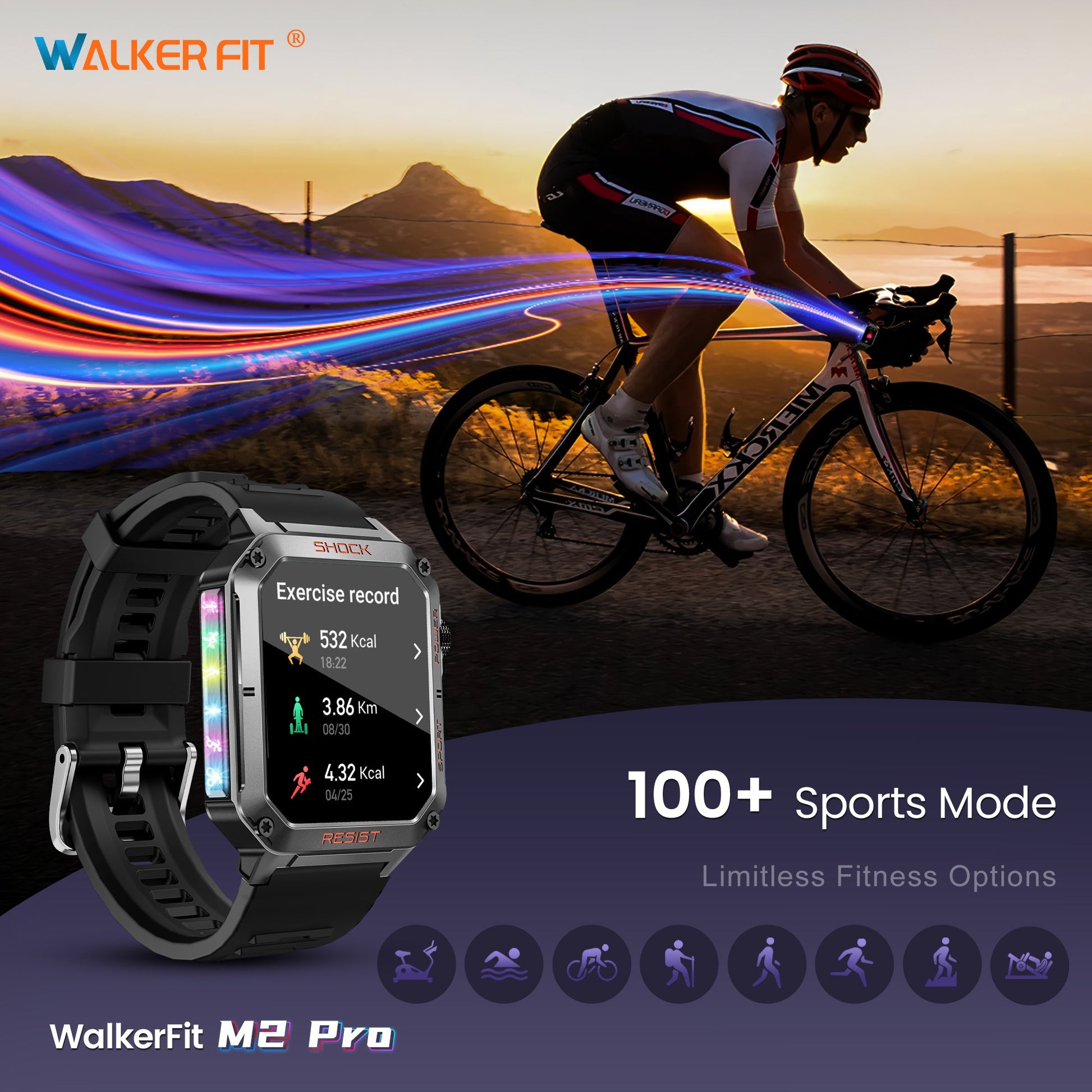 M2 Pro smart watch - WalkerFit Smart Watch