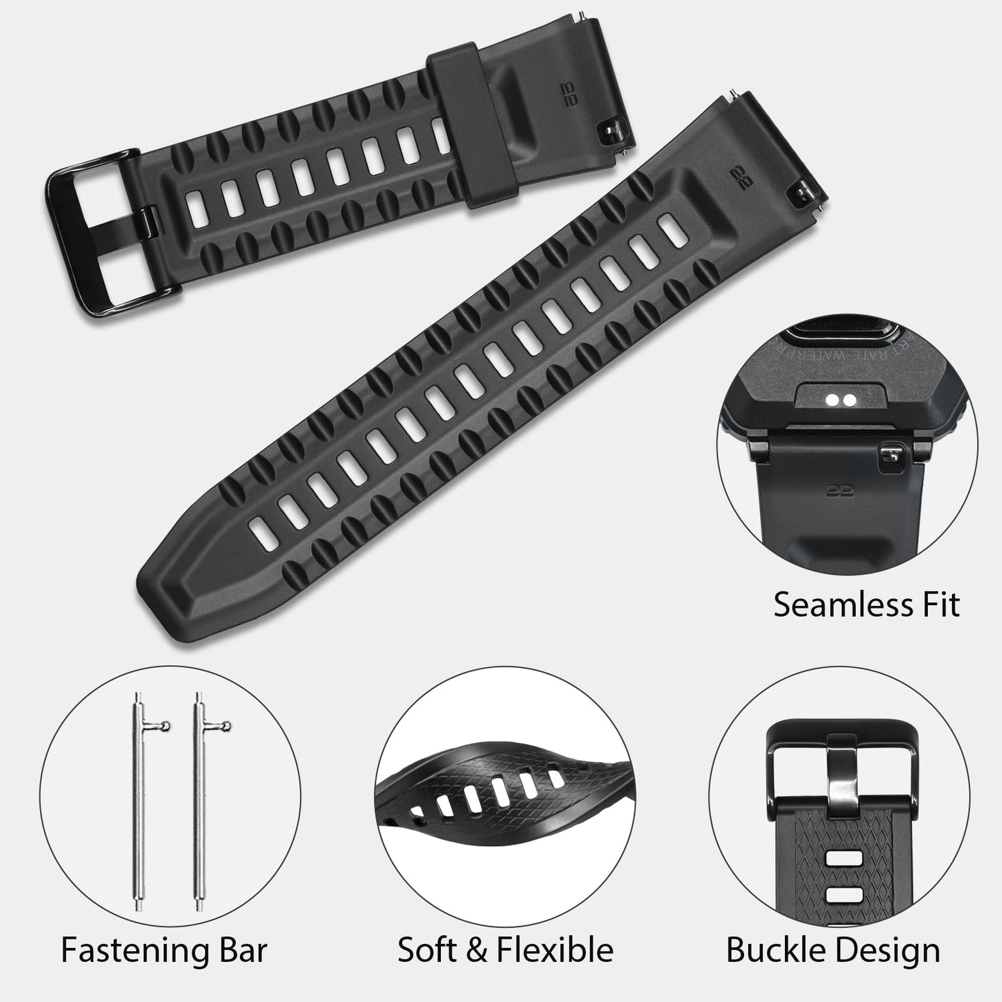 WalkerFit Smartwatch Band 22mm - WalkerFit Smart Watch